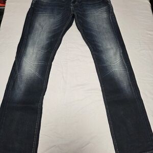 Buffalo David Bitton Men's Dark Blue Skinny Jeans